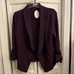 Purple lightweight blazer